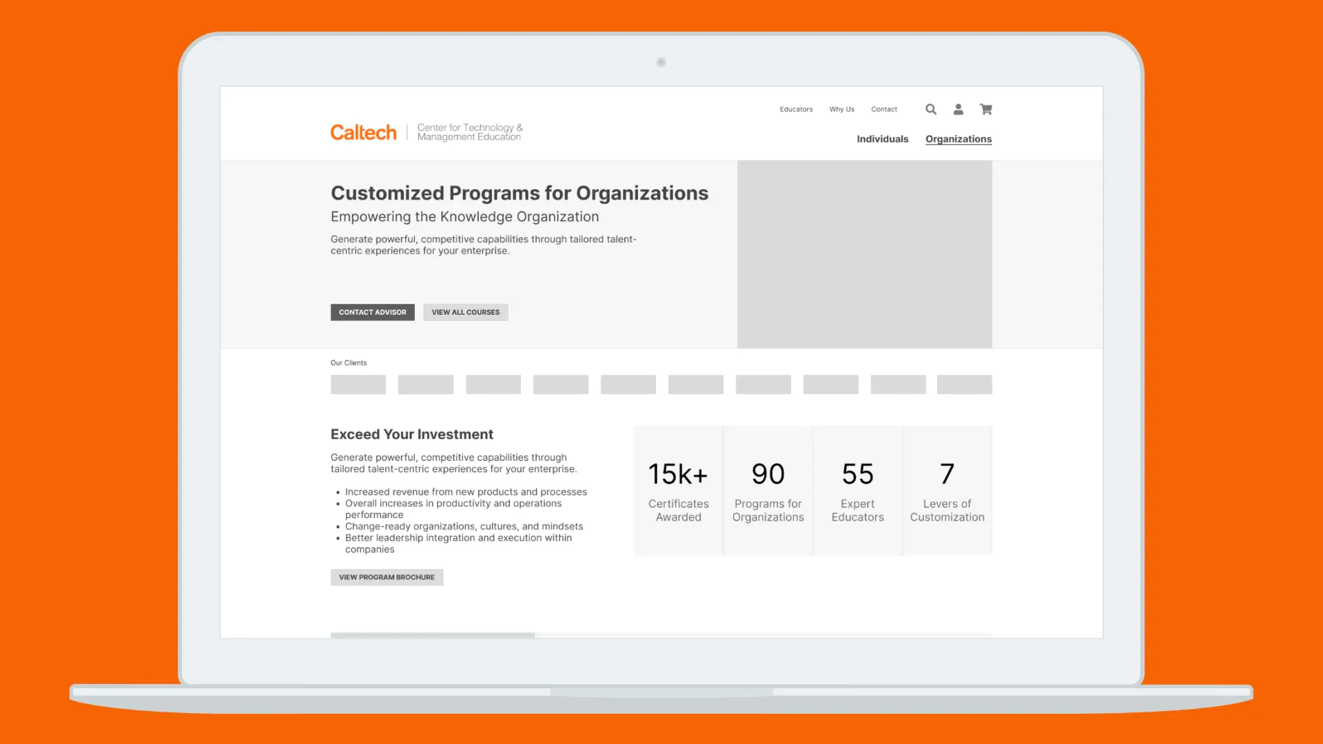 Caltech CTME Responsive eCommerce UX Design